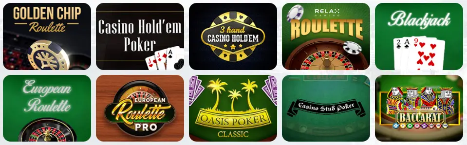 Juegos de mesa en LEÓN CASINO