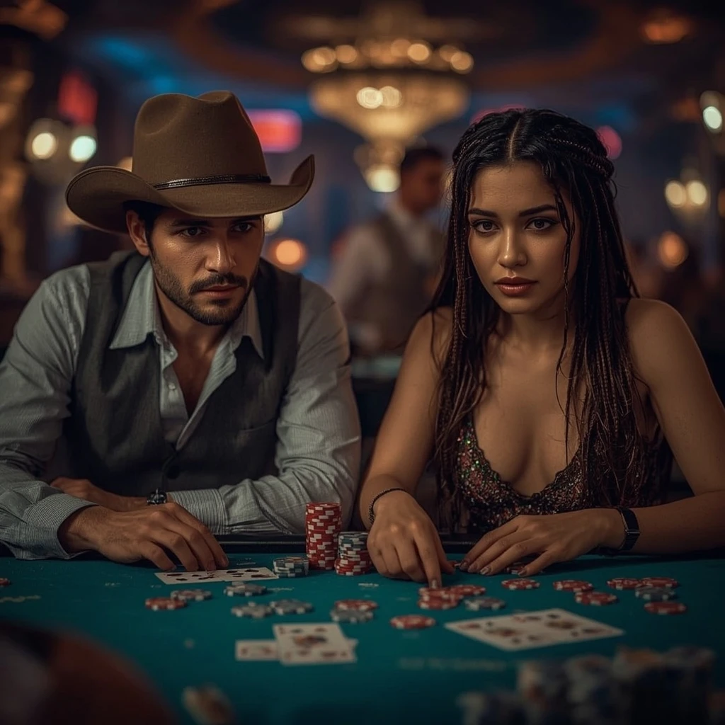 foto de dos jugadores de póker LEÓN CASINO