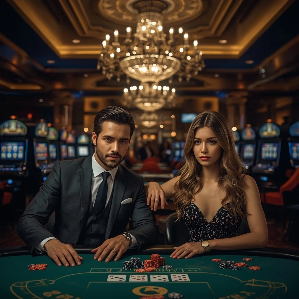 Dos jugadores de póker en LEÓN CASINO